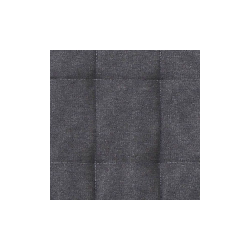 6 Sillas Tapizadas en Tela Gris con Asiento y Respaldo Acolchados, Patas Cromadas - Medidas 45x46x100 cm